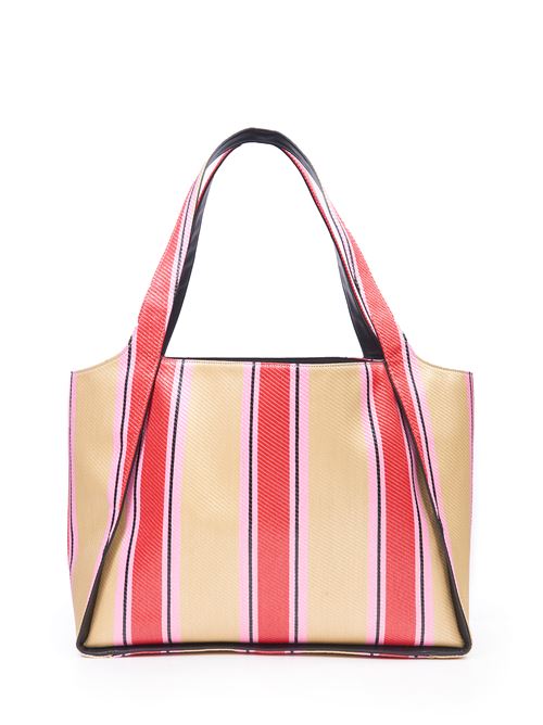 Striped Raffia Tote STELLA MCCARTNEY | 7B0032WP01416309